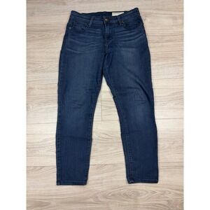 Pistola Dark Wash Skinny Jeans Size 27 P8683 Made USA Indigo Stretch Denim